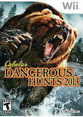 Nintendo wii  game - cabela`s dangerous hunts 2013 - sag - new