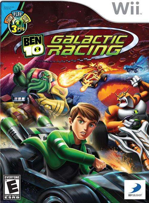 BEN 10 GALACTIC RACING GAME FOR WII