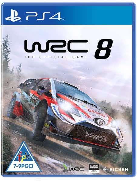 WRC 8 - WORLD RALLY CHAMPIONSHIP 8 GAME FOR PS4 (BRAND NEW SEALED)