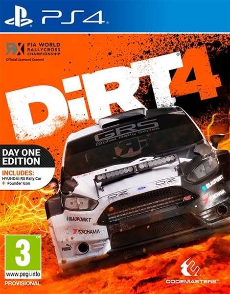 DIRT 4 GAME FOR PS4  (BRAND NEW SEALED)
