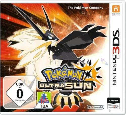 POKEMON ULTRA SUN WITH LEGENDARY ULTRA SUN NINTENDO 3DS GAME / NEW