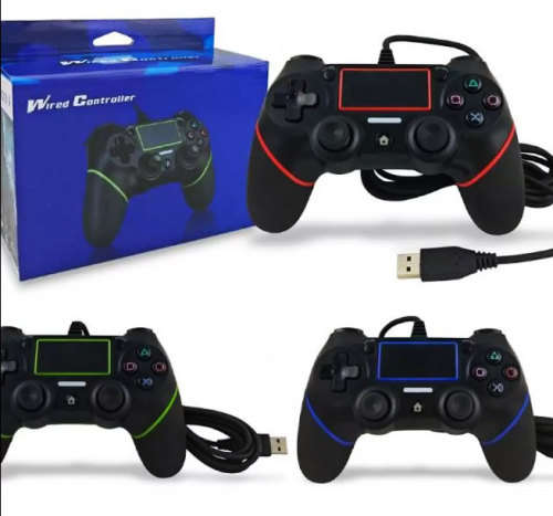PS4 DOUBLE SHOCK WIRED CONTROLLER (GENERIC) BRAND NEW