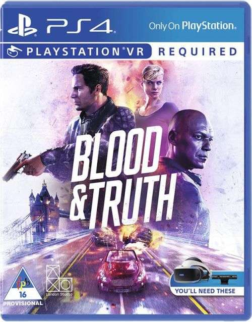 BLOOD AND TRUTH (VR) GAME FOR PS4 / BRAND NEW SEALED