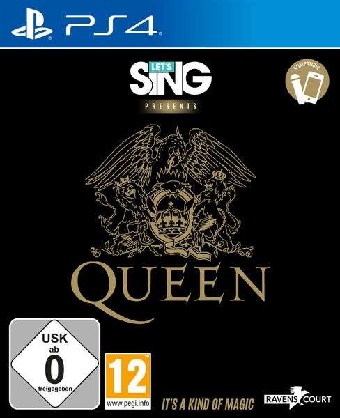 Let`s sing presents queen - single mic bundle -  game for ps4 - new
