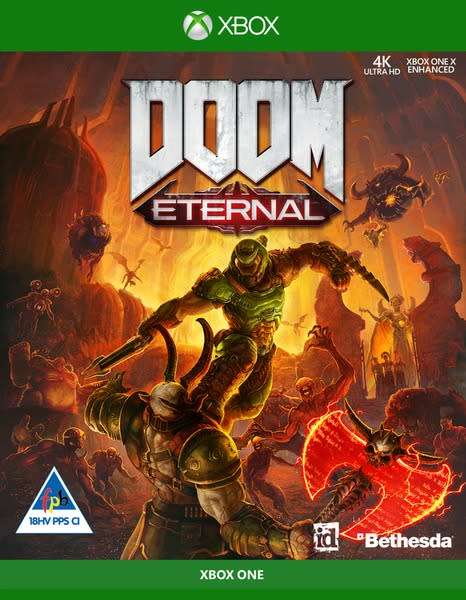DOOM ETERNAL GAME FOR XBOX ONE (BRAND NEW SEALED)