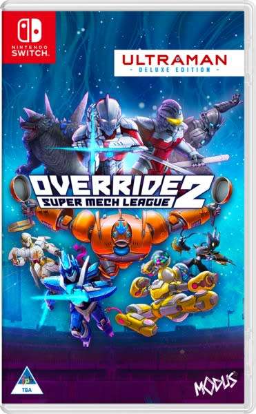 OVERRIDE 2: SUPER MECH LEAGUE - ULTRAMAN DELUXE EDITION GAME FOR NINTENDO SWITCH (BRAND NEW SEALED)