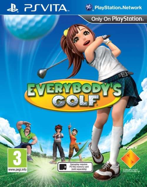 Everybody`s golf game for playstation vita (PS vita)