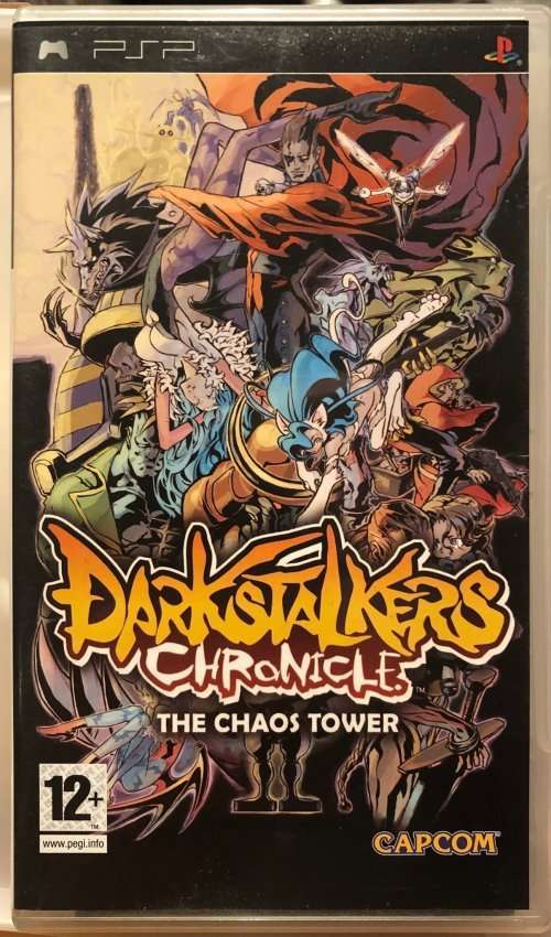 DARK STALKERS CHRONICLE THE CHAOS TOWER GAME FOR PSP