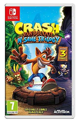 CRASH BANDICOOT N SANE TRILOGY GAME FOR NINTENDO SWITCH