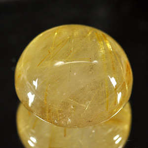 26.53Cts White with Golden needles Rutile Quartz - SPECTACULAR STONE
