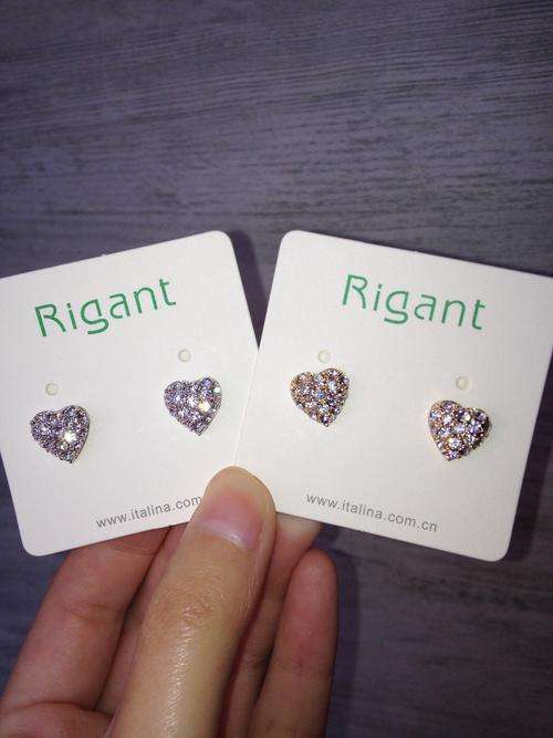 Sparkling Heart Shape Cubic Zirconia Earring Studs