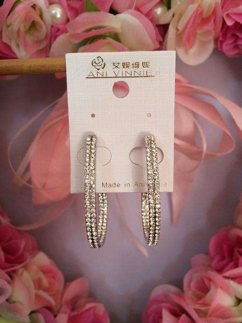 Fashion Diamonte Earrings