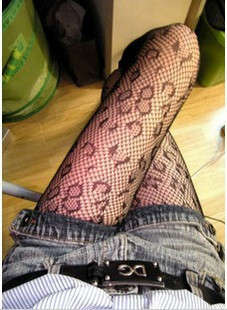 Special R15!!! Sexy Leopard Print Stockings - size S/M
