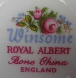 BEAUTIFUL ROYAL ALBERT "WINSOME' TRIO. Reg. No: 839184 MINT CONDITION