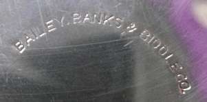 NB NB FOR EYEBEE ONLY. THANK YOU! BAILEY, BANKS & BIDDLE CO. STERLING SILVER BOWL 198g