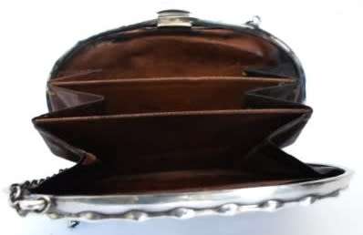EXQUISITE 1915 BIRMINGHAM SILVER PURSE BY DEAKIN & FRANCIS 63,7g