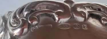 SILVER ART NOUVEAU CUFF BANGLE. 24 GRAM  WIDTH: 30 mm wide