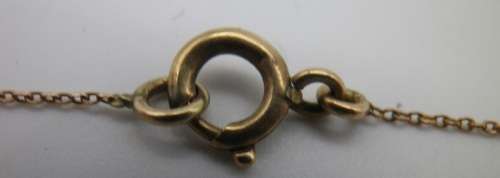 9ct gold, amethyst and seed pearl art deco style designer necklace. EXQUISITE