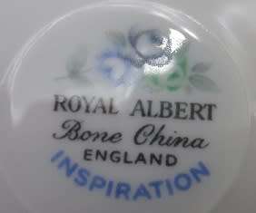 ROYAL ALBERT Bone China Trio. "INSPIRATION"