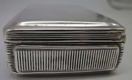 FOR RICK ONLY PLEASE!!! Fabulous George IV 1830/31 Silver snuff box. Birmingham 77grms.