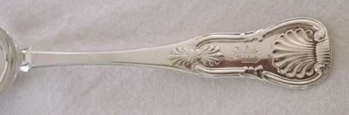 WOW! Hallmarked EDINBURGH 1820 SILVER Serving Spoon Andrew Wilkie & Robert Morton.73grm 22.5cm
