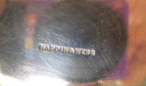 Vintage Mappin and Webb Silver Plated Wine Coaster, Beautiful pierced decoration