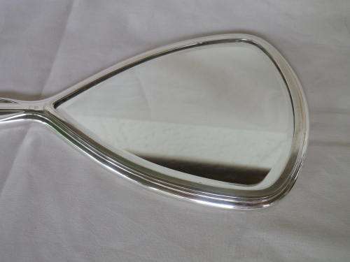 Vintage WMF Germany Silver Plated EPNS hand held dressing table mirror