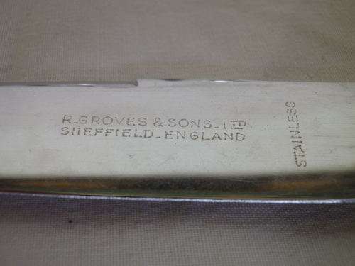 Vintage Silver plated EPNS 41 piece Cutlery Set. 6 places. R Groves and Sons, Sheffield Oak canteen