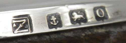 Antique Hallmarked sterling silver picture frame. Birmingham 1913. A & J Zimmerman Ltd