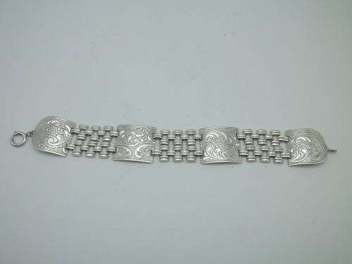 FOR ROGER ONLY PLEASE!! ANTIQUE DUTCH 835 SILVER BRACELET1890's 20.3g