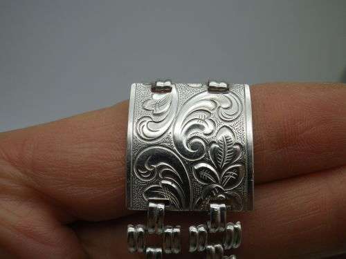 FOR ROGER ONLY PLEASE!! ANTIQUE DUTCH 835 SILVER BRACELET1890's 20.3g