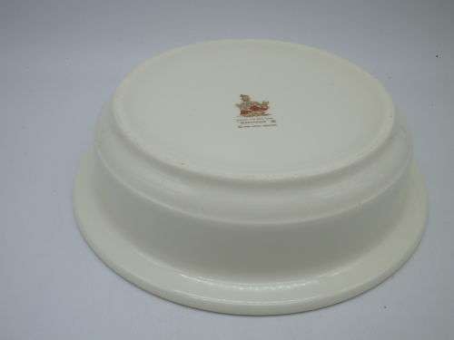 Royal Doulton BUNNYKINS Porridge bowl. Bunnies LEARNING theme