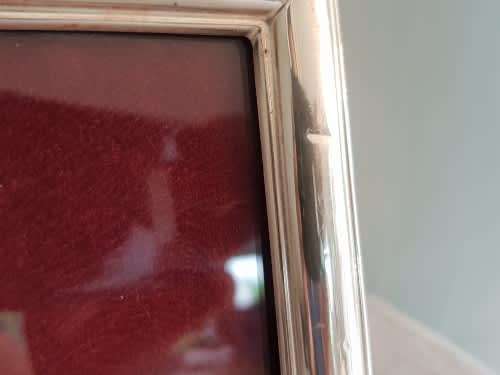 Sterling Silver Vintage Picture frame, ITALY 16 cm x 12.3 cm