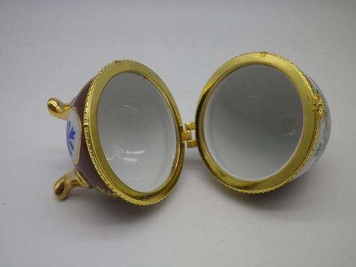 Faberge Egg Style Trinket Holder. Maxwell Williams Ceramics. Original Box. 10cm