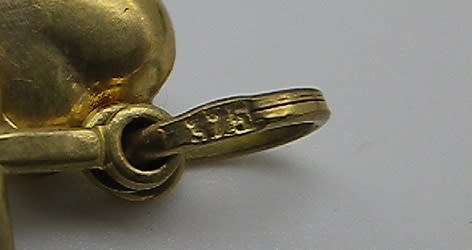 FOR NANCY ONLY PLEASE. 9ct Yellow Gold Charm - FAITH, HOPE AND CHARITYCROSS, HEART&ANCHOR