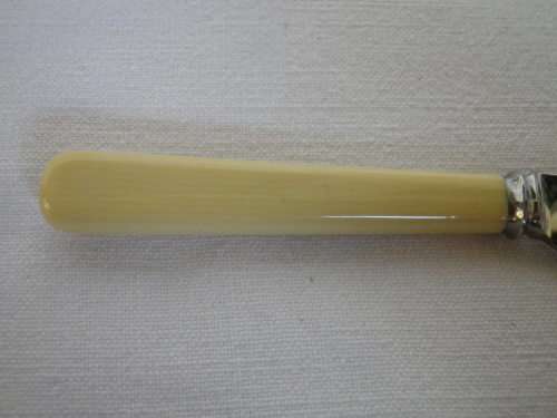 Vintage Bone Handled Butter knives. Stainless Steel Blades. James Ryals & Co. Ltd,  SHEFFIELD