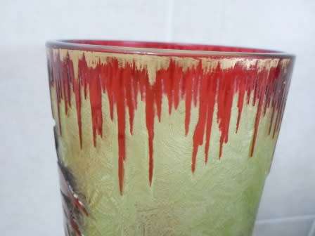 LARGE ART NOUVEAU c1900 CAMEO GLASS VASE  Possibly VAL ST LAMBERT 30cm