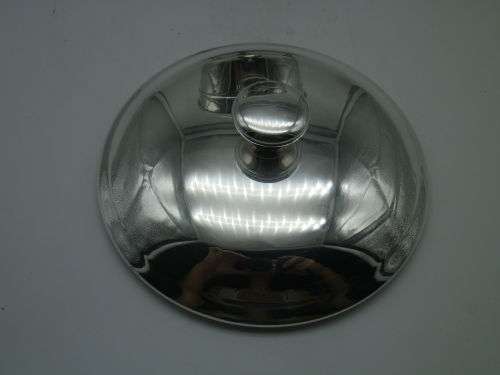 FOR KEVIN ONLY PLEASE! Silver Plated EMESS Small Ice bucket. Lidded, Lion handles 3 feet,