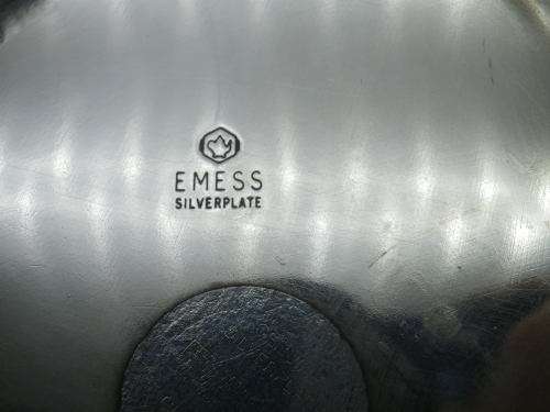 FOR KEVIN ONLY PLEASE! Silver Plated EMESS Small Ice bucket. Lidded, Lion handles 3 feet,