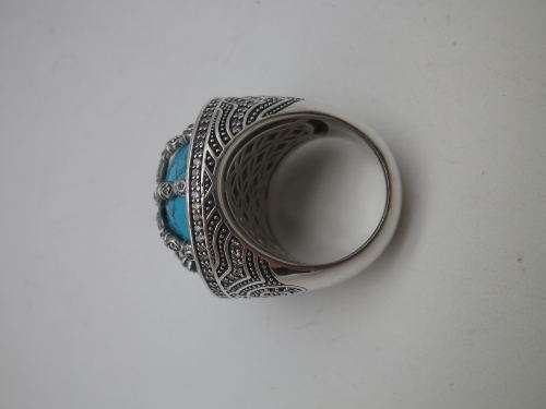 FOR KOKOBAY ONLY PLEASEhomas Sabo Sterling Silber OHM RING!!! Size: M 1/2 22grms.