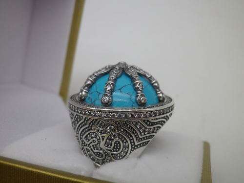 FOR KOKOBAY ONLY PLEASEhomas Sabo Sterling Silber OHM RING!!! Size: M 1/2 22grms.