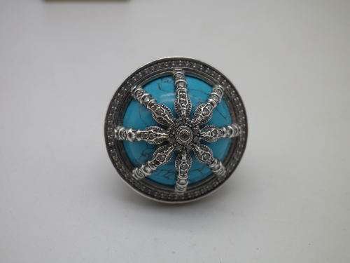 FOR KOKOBAY ONLY PLEASEhomas Sabo Sterling Silber OHM RING!!! Size: M 1/2 22grms.