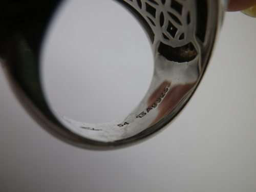 FOR KOKOBAY ONLY PLEASEhomas Sabo Sterling Silber OHM RING!!! Size: M 1/2 22grms.