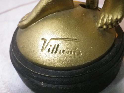 FOR DAVE1976 ONLY PLEASE! Magnificent Pair of Vintage FRENCH Gilt Tone Figural Table lamps.