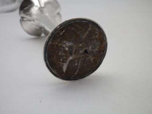 HALLMARKED SILVER MINIATURE BUD VASE. BIRMINGHAM, 1906  Maker: Samuel M Levi 9 cm tall