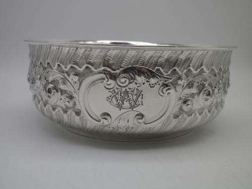FOR LINJOU ONLY PLEASE!!!ANTIQUE HALLMARKED STERLING SILVER BOWL.Sheffield 1893/4 Martin Hill and Co