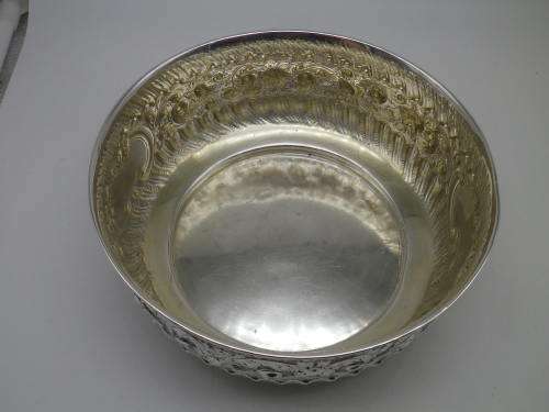 FOR LINJOU ONLY PLEASE!!!ANTIQUE HALLMARKED STERLING SILVER BOWL.Sheffield 1893/4 Martin Hill and Co