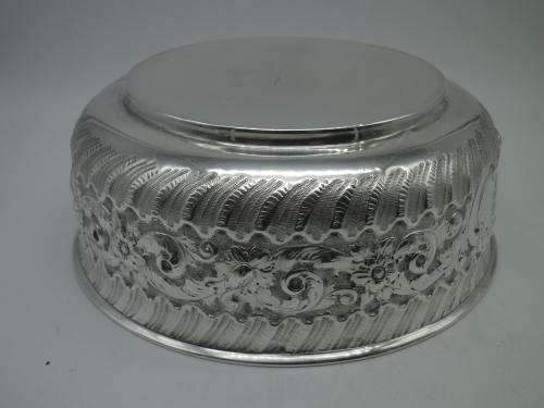FOR LINJOU ONLY PLEASE!!!ANTIQUE HALLMARKED STERLING SILVER BOWL.Sheffield 1893/4 Martin Hill and Co
