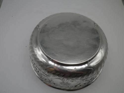 FOR LINJOU ONLY PLEASE!!!ANTIQUE HALLMARKED STERLING SILVER BOWL.Sheffield 1893/4 Martin Hill and Co