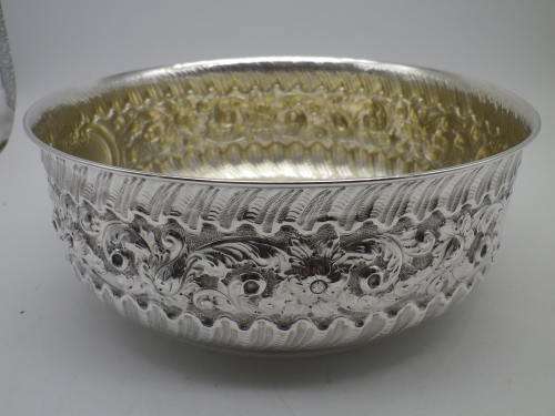FOR LINJOU ONLY PLEASE!!!ANTIQUE HALLMARKED STERLING SILVER BOWL.Sheffield 1893/4 Martin Hill and Co